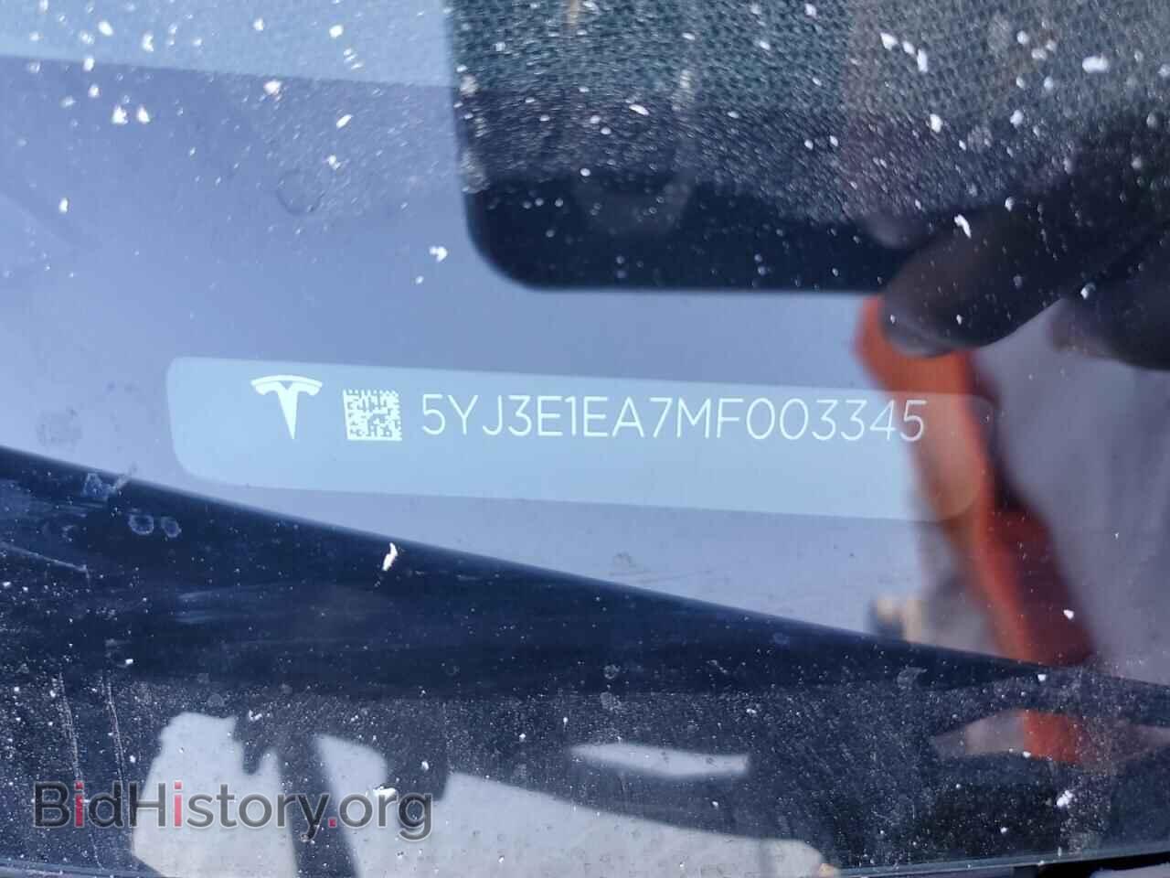 2021 TESLA MODEL 3 - VIN: 5YJ3E1EA7MF003345 - Фото 12