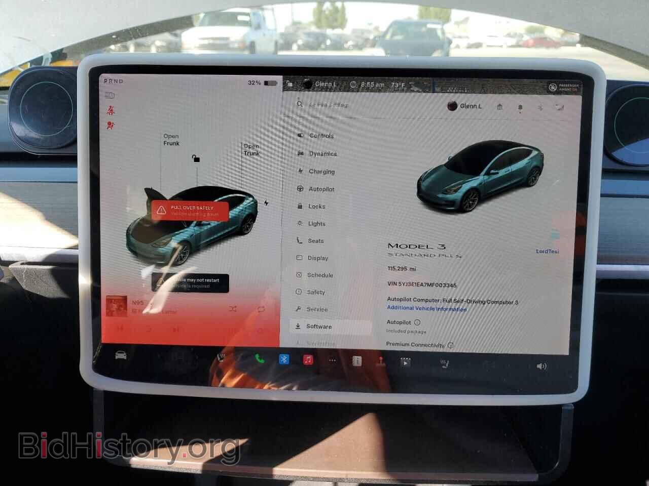 2021 TESLA MODEL 3 - VIN: 5YJ3E1EA7MF003345 - Фото 9