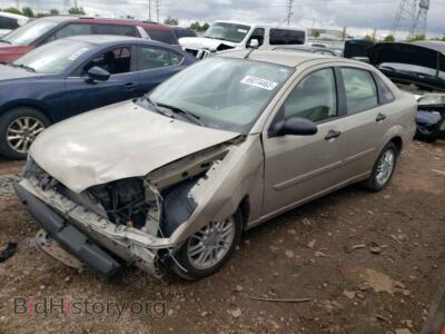 2006 Ford FOCUS Focus ZX4, бежевый — VIN 1FAFP34N86W154318, Copart
