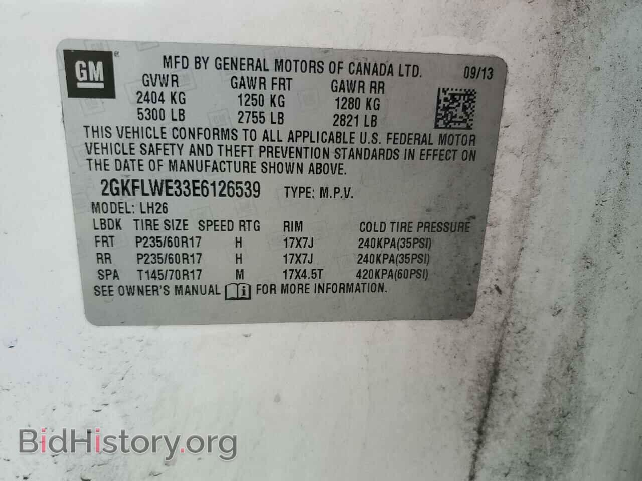 2014 GMC TERRAIN - VIN: 2GKFLWE33E6126539 - Photo 14