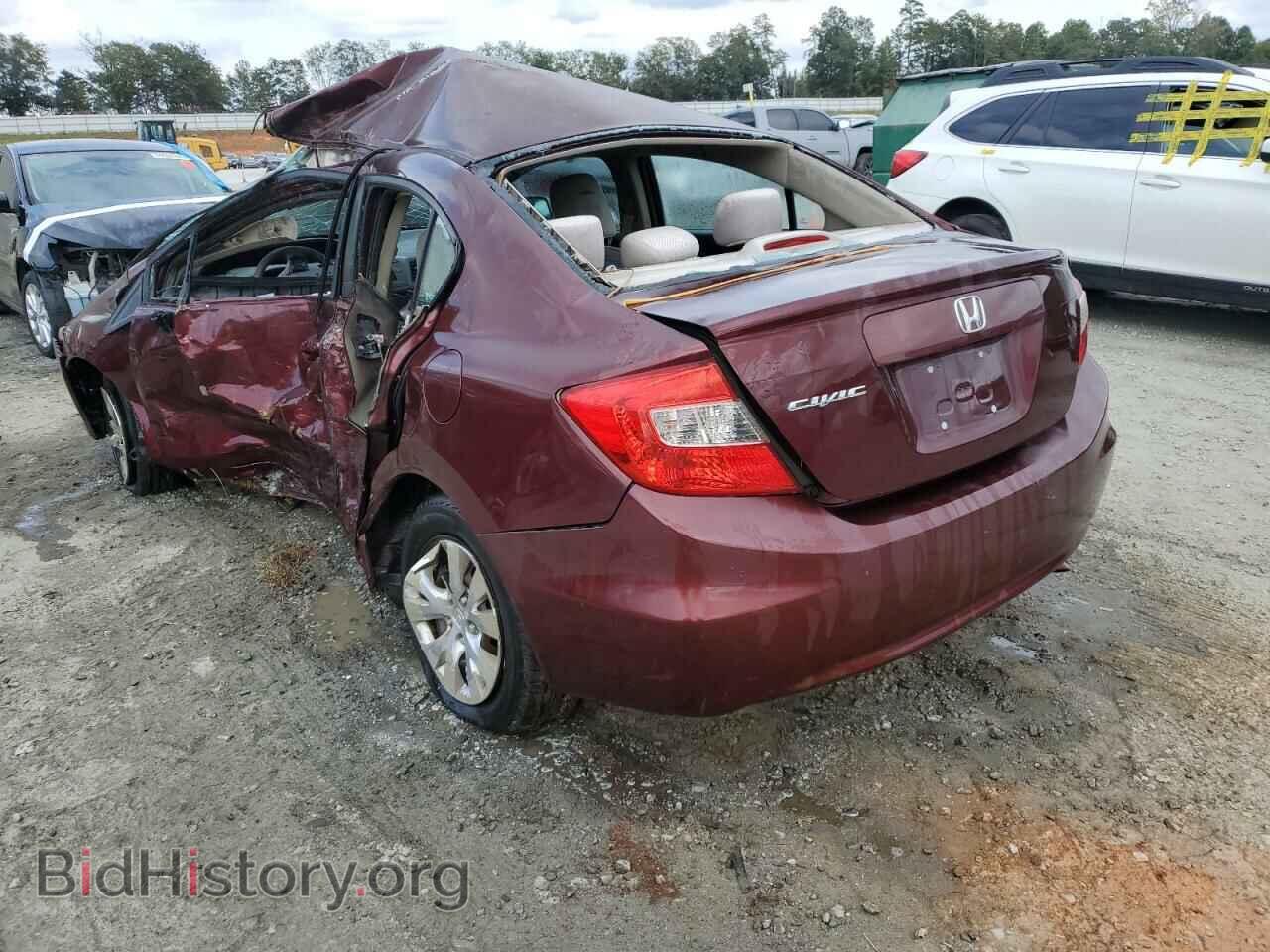 2012 HONDA CIVIC - VIN: 19XFB2F56CE095596 - Фото 2