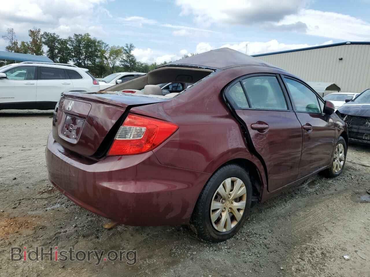 2012 HONDA CIVIC - VIN: 19XFB2F56CE095596 - Фото 3