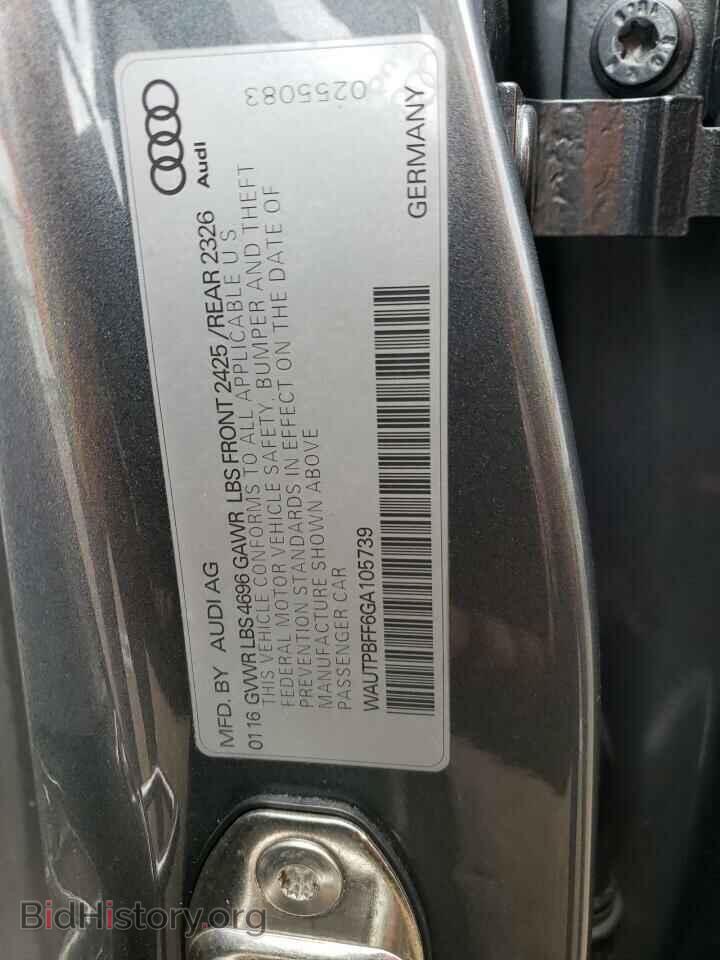 2016 AUDI A3 - VIN: WAUTPBFF6GA105739 - Фото 12