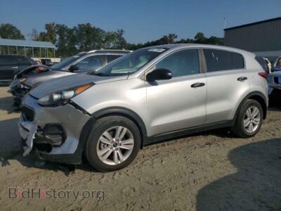 2017 Kia SPORTAGE LX, серебристый — VIN KNDPM3AC2H7138168, Copart