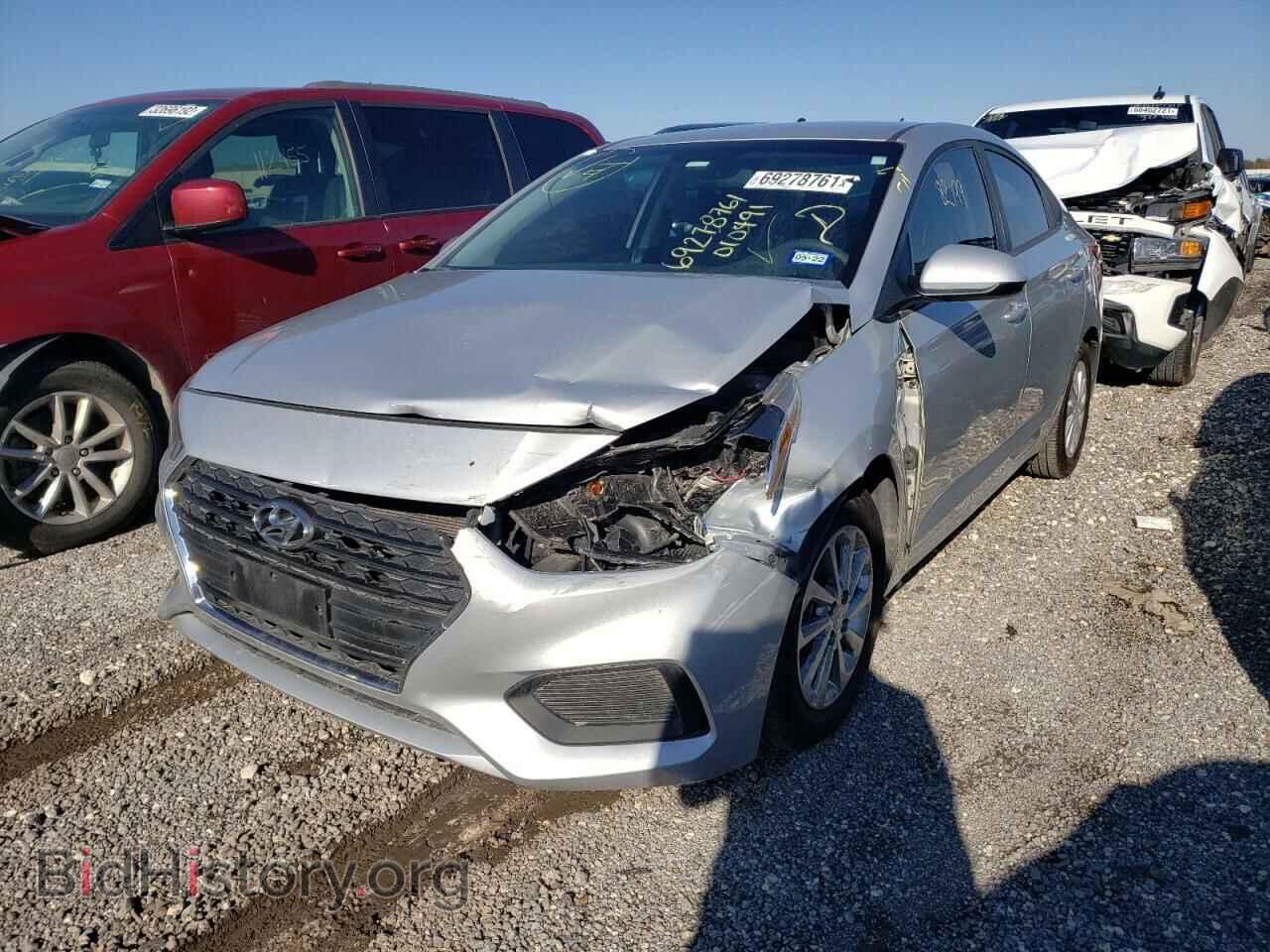 2018 HYUNDAI ACCENT - VIN: 3KPC24A35JE010491 - Фото 2