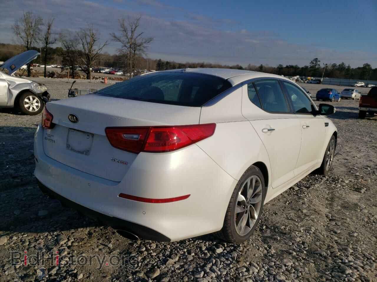 2015 KIA OPTIMA - VIN: 5XXGR4A77FG454938 - Фото 4