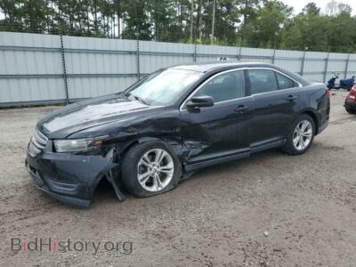 2014 Ford TAURUS SEL, черный — VIN 1FAHP2E87EG170871, Copart