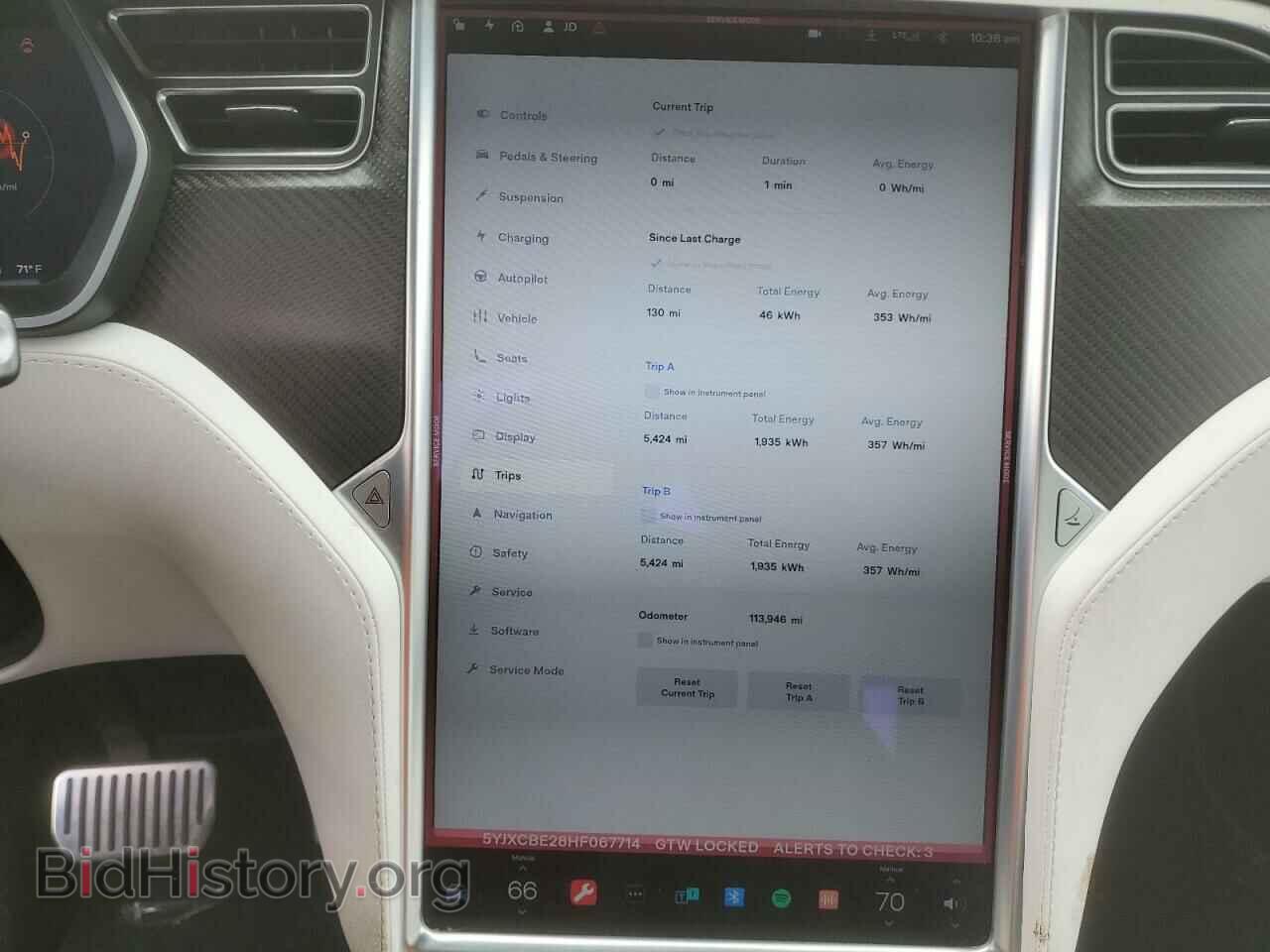 2017 TESLA MODEL X - VIN: 5YJXCBE28HF067714 - Photo 9
