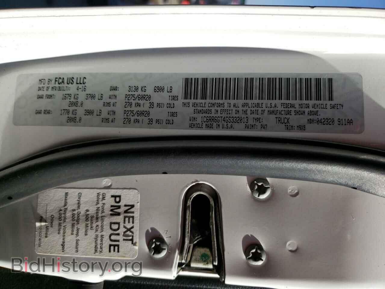 2016 RAM 1500 - VIN: 1C6RR6GT4GS332013 - Photo 10