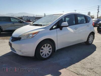 2014 Nissan VERSA S, белый — VIN 3N1CE2CP9EL393318, Copart