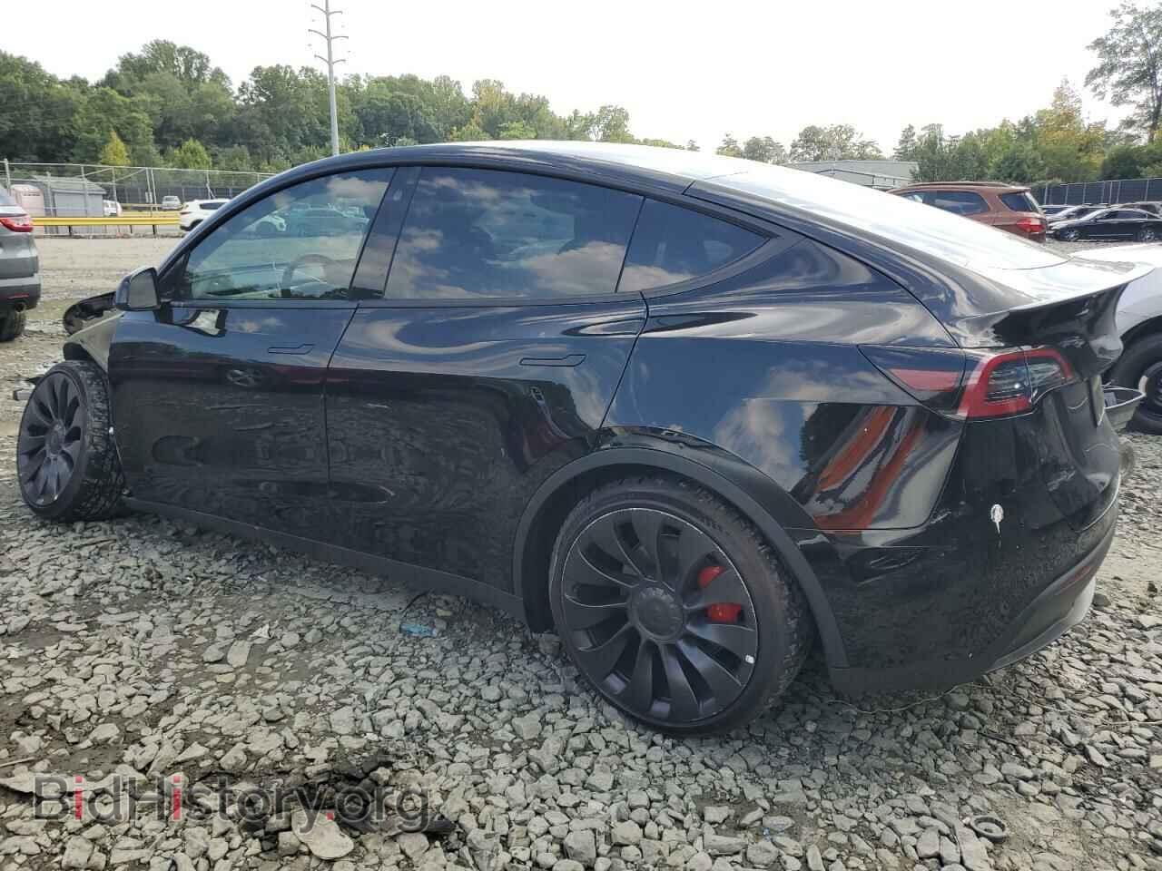 2022 TESLA MODEL Y - VIN: 7SAYGDEF1NF516446 - Фото 2