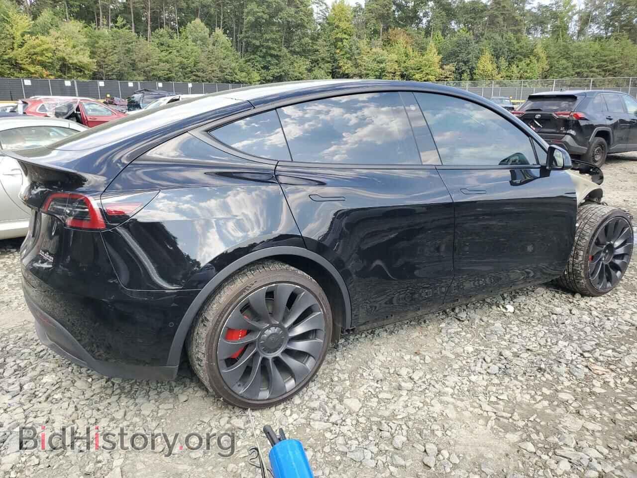 2022 TESLA MODEL Y - VIN: 7SAYGDEF1NF516446 - Фото 3