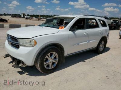2013 Dodge DURANGO SXT, white — VIN 1C4RDHAG0DC512058, Copart