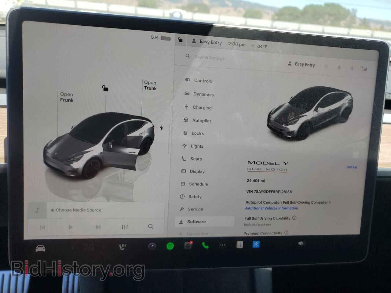2024 TESLA MODEL Y - VIN: 7SAYGDEF5RF128156 - Photo 9