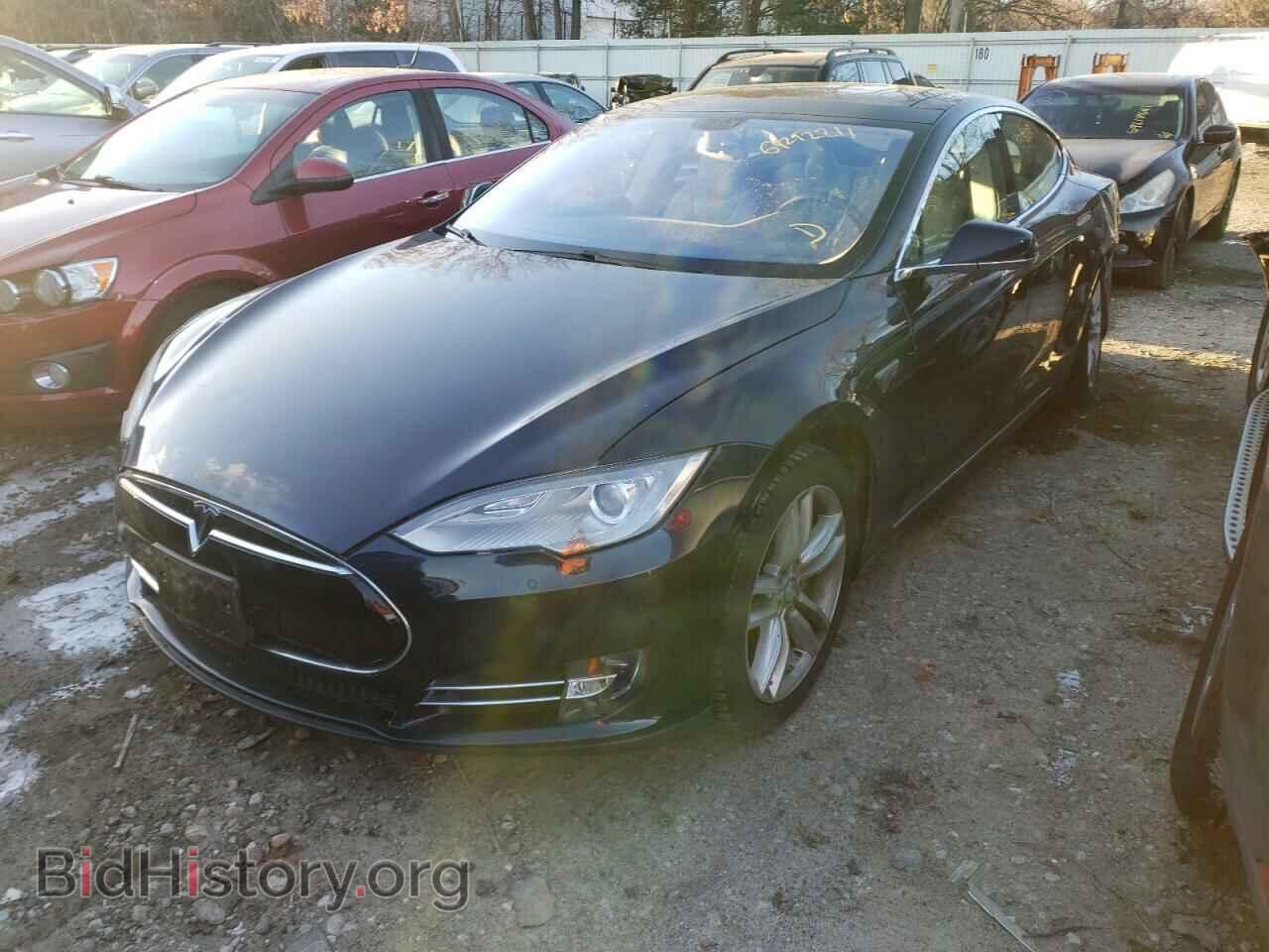 2014 TESLA MODEL S - VIN: 5YJSA1H10EFP44974 - Фото 2