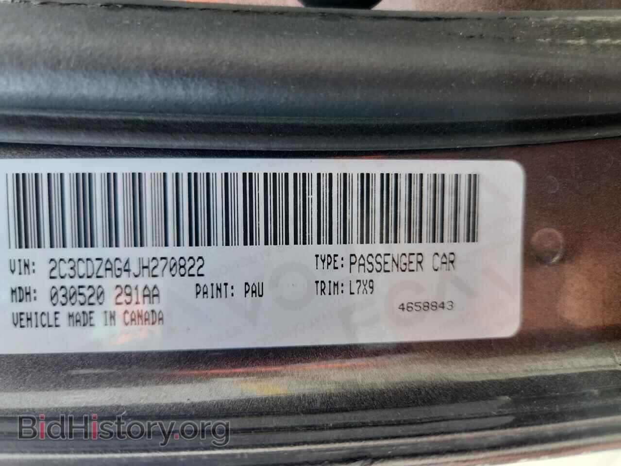 2018 DODGE CHALLENGER - VIN: 2C3CDZAG4JH270822 - Photo 13