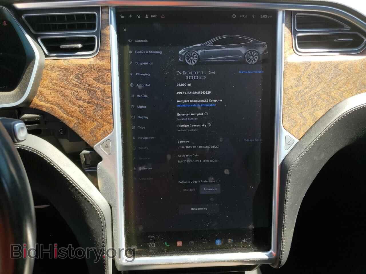 2018 TESLA MODEL S - VIN: 5YJSA1E24JF243626 - Photo 9