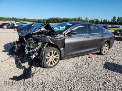2016 Chrysler 200 Limited, gray — VIN 1C3CCCAB1GN102057, Copart