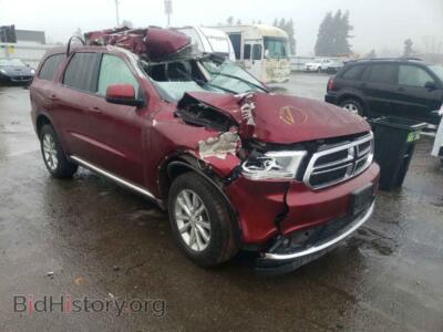 2018 Dodge DURANGO Durango SX, burgundy — VIN 1C4RDJAG6JC232146, Copart