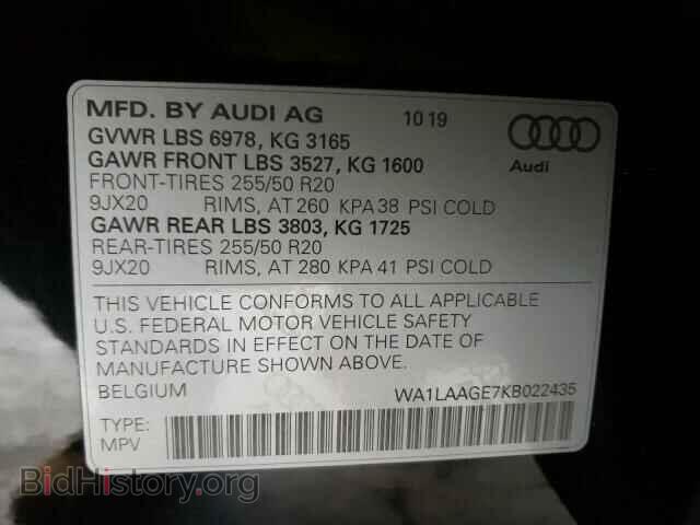 2019 AUDI E-TRON - VIN: WA1LAAGE7KB022435 - Photo 10
