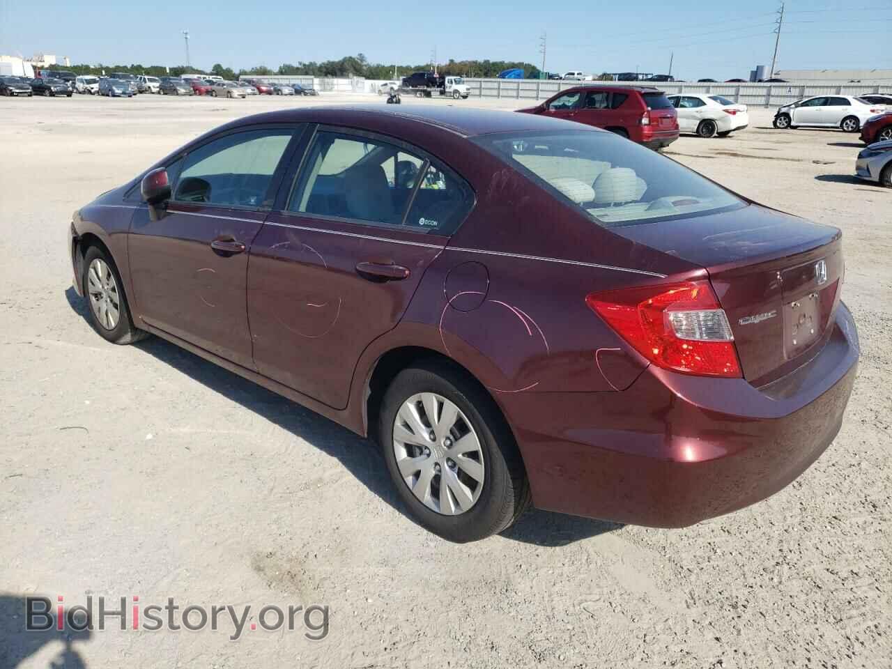 2012 HONDA CIVIC - VIN: 2HGFB2F52CH532757 - Фото 2