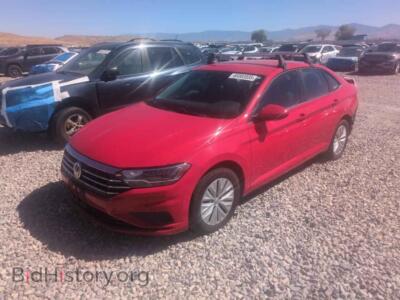 2019 Volkswagen JETTA S, red — VIN 3VWCB7BU3KM174576, Copart