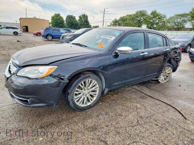 2012 Chrysler 200 Limited, black — VIN 1C3CCBCBXCN308043, Copart