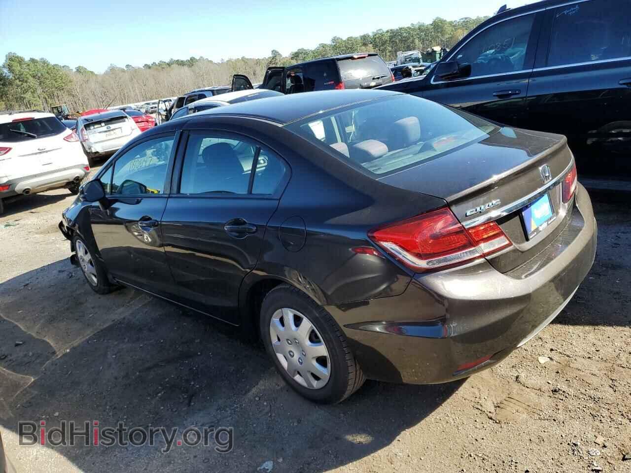 2013 HONDA CIVIC - VIN: 2HGFB2F57DH537115 - Фото 2