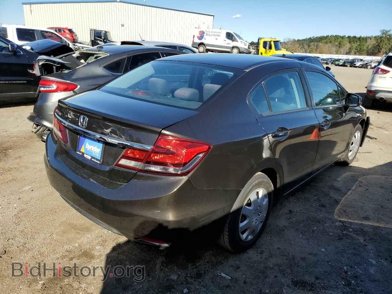2013 HONDA CIVIC - VIN: 2HGFB2F57DH537115 - Фото 3