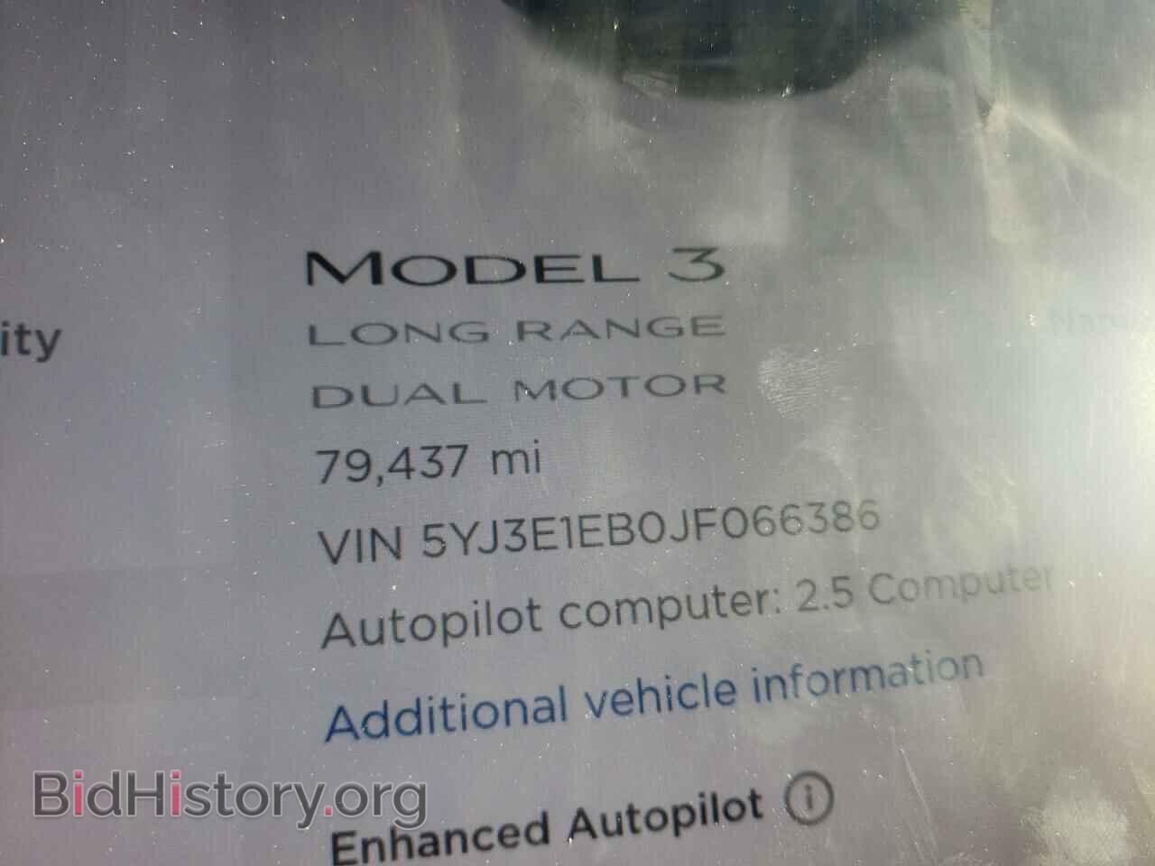 2018 TESLA MODEL 3 - VIN: 5YJ3E1EB0JF066386 - Photo 8
