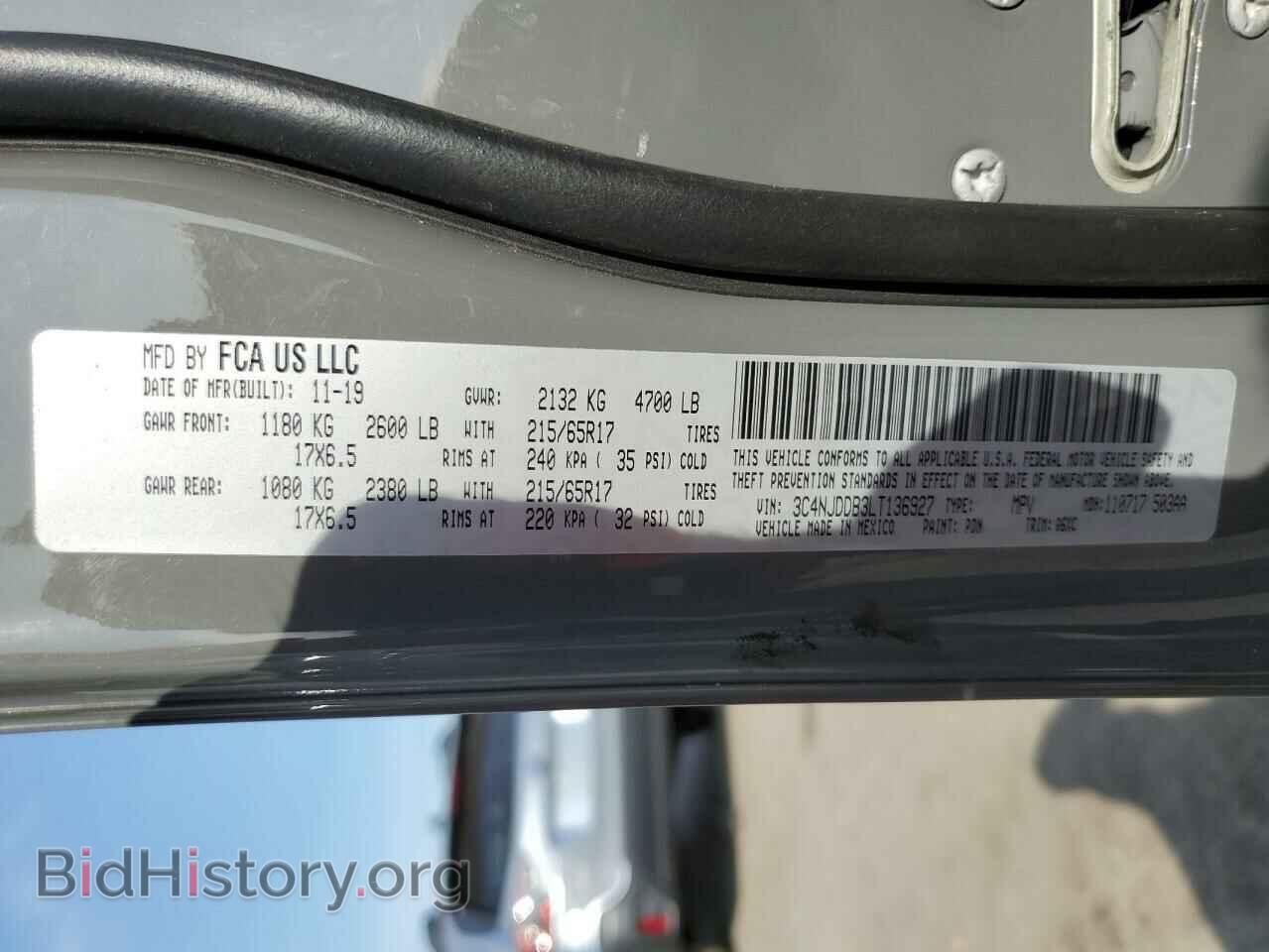 2020 JEEP COMPASS - VIN: 3C4NJDDB3LT136927 - Photo 13