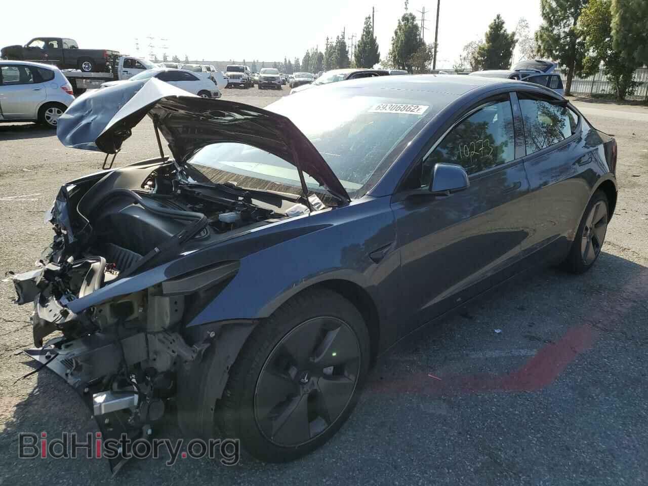 Photo 5YJ3E1EA0MF940134 - TESLA MODEL 3 2021
