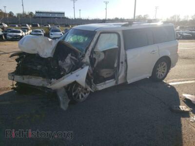 2011 Ford FLEX Flex SEL, белый — VIN 2FMHK6CC0BBD12323, Copart