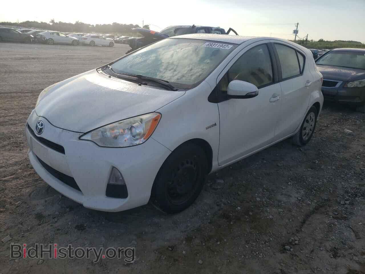Photo JTDKDTB38E1072359 - TOYOTA PRIUS 2014