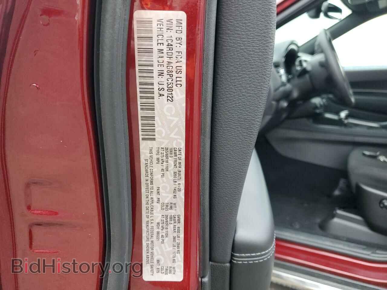 2023 DODGE DURANGO - VIN: 1C4RDHAG8PC630122 - Photo 13