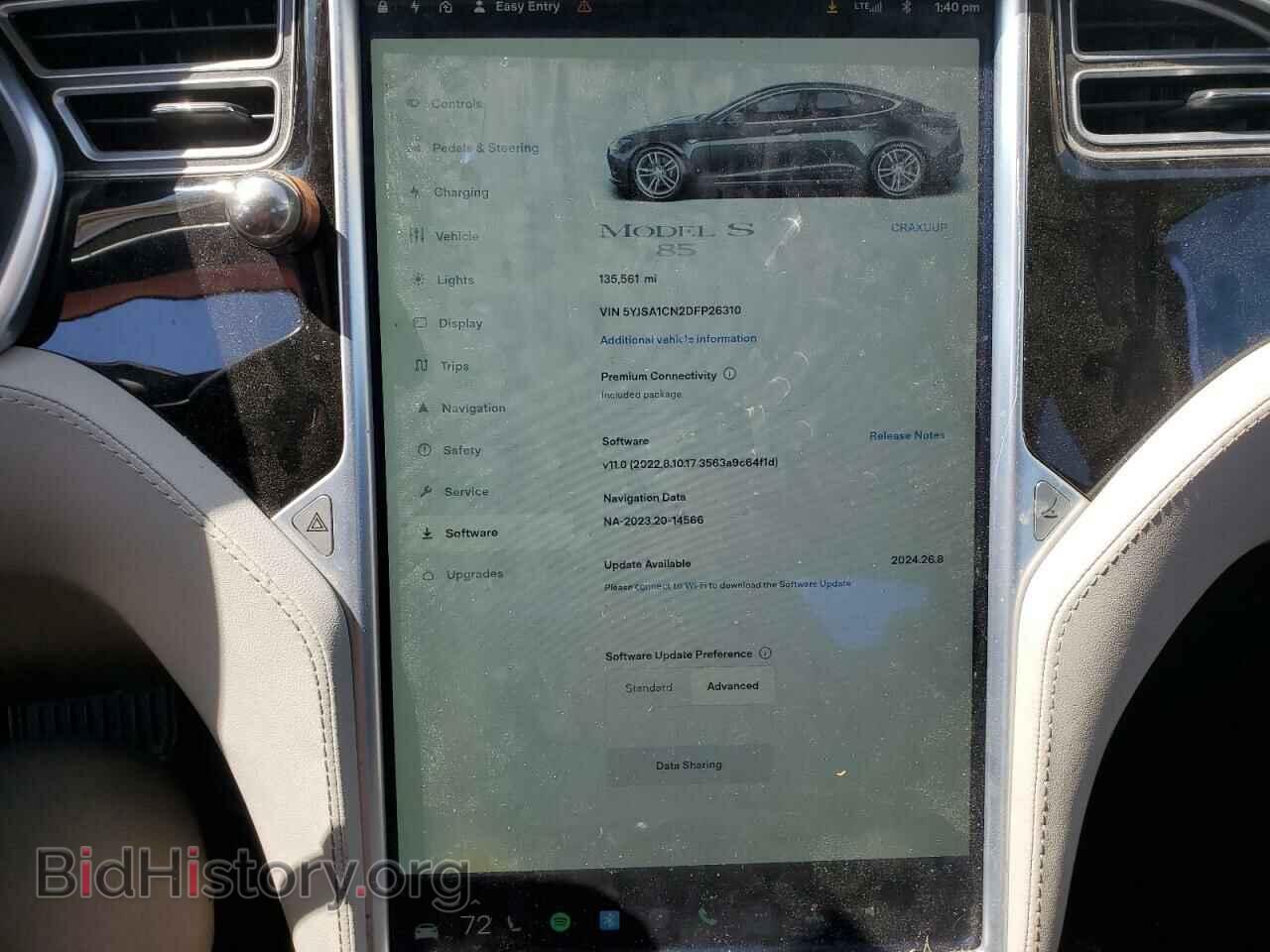 2013 TESLA MODEL S - VIN: 5YJSA1CN2DFP26310 - Photo 9
