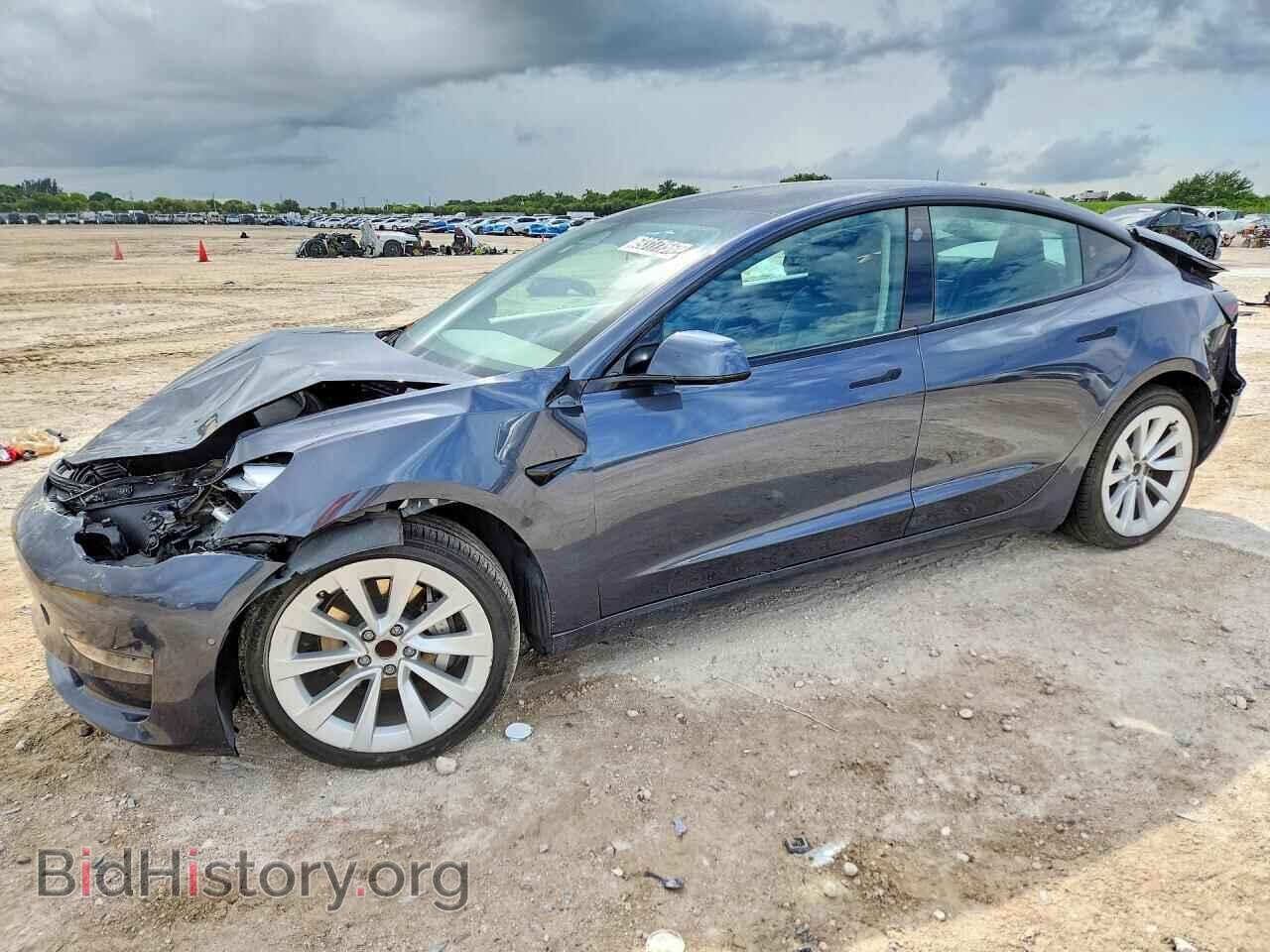 Photo 5YJ3E1EAXNF370306 - TESLA MODEL 3 2022