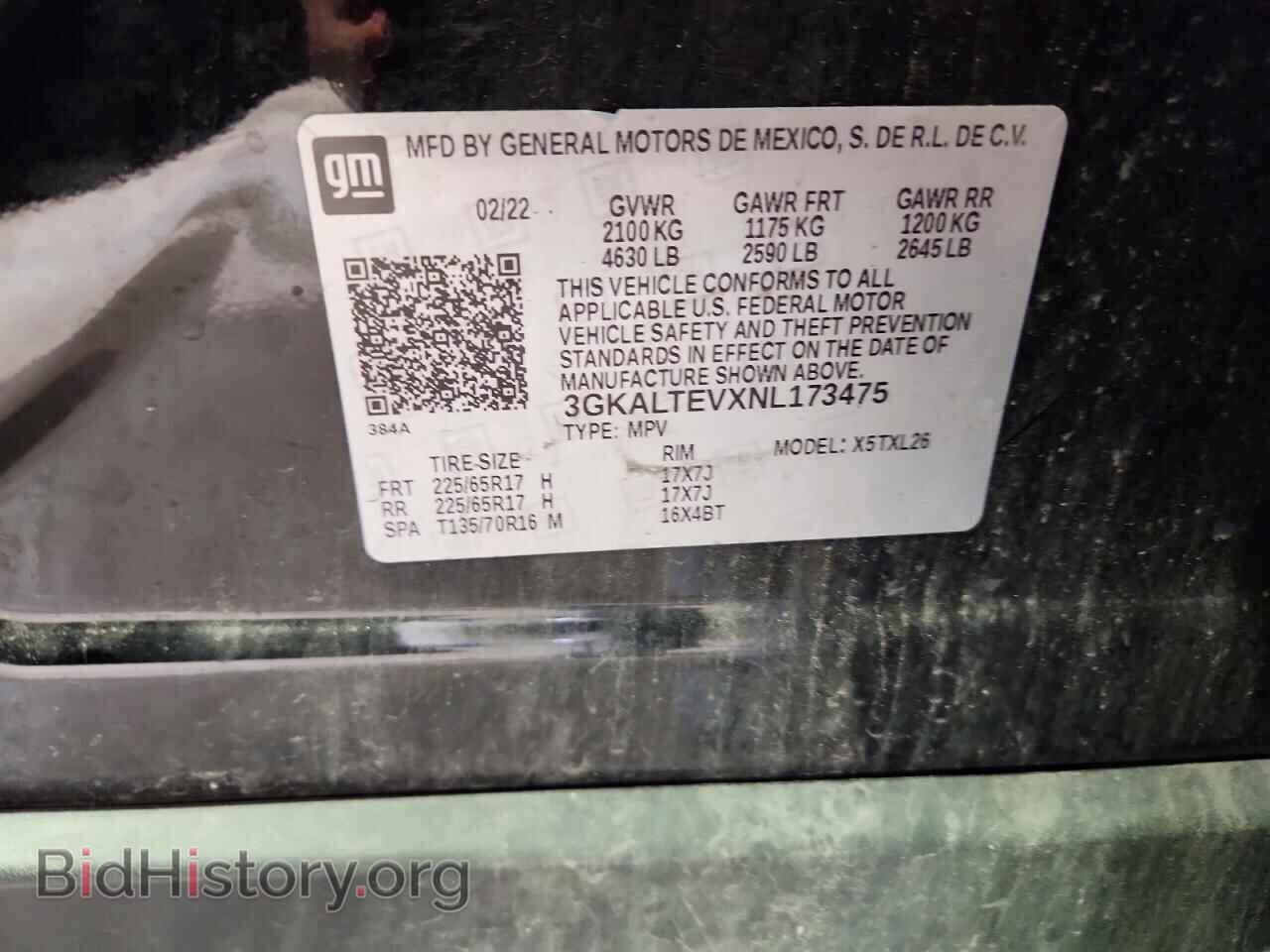 2022 GMC TERRAIN - VIN: 3GKALTEVXNL173475 - Photo 12