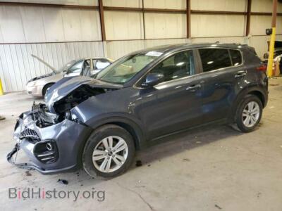 2017 Kia SPORTAGE LX, blue — VIN KNDPMCACXH7033006, Copart