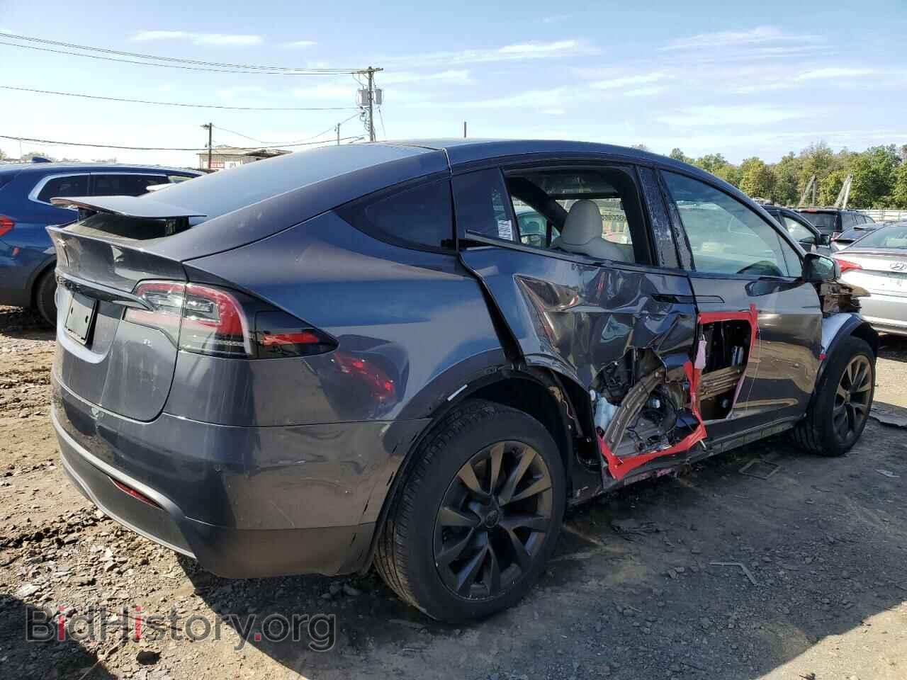 2022 TESLA MODEL X - VIN: 7SAXCBE53NF335223 - Фото 3