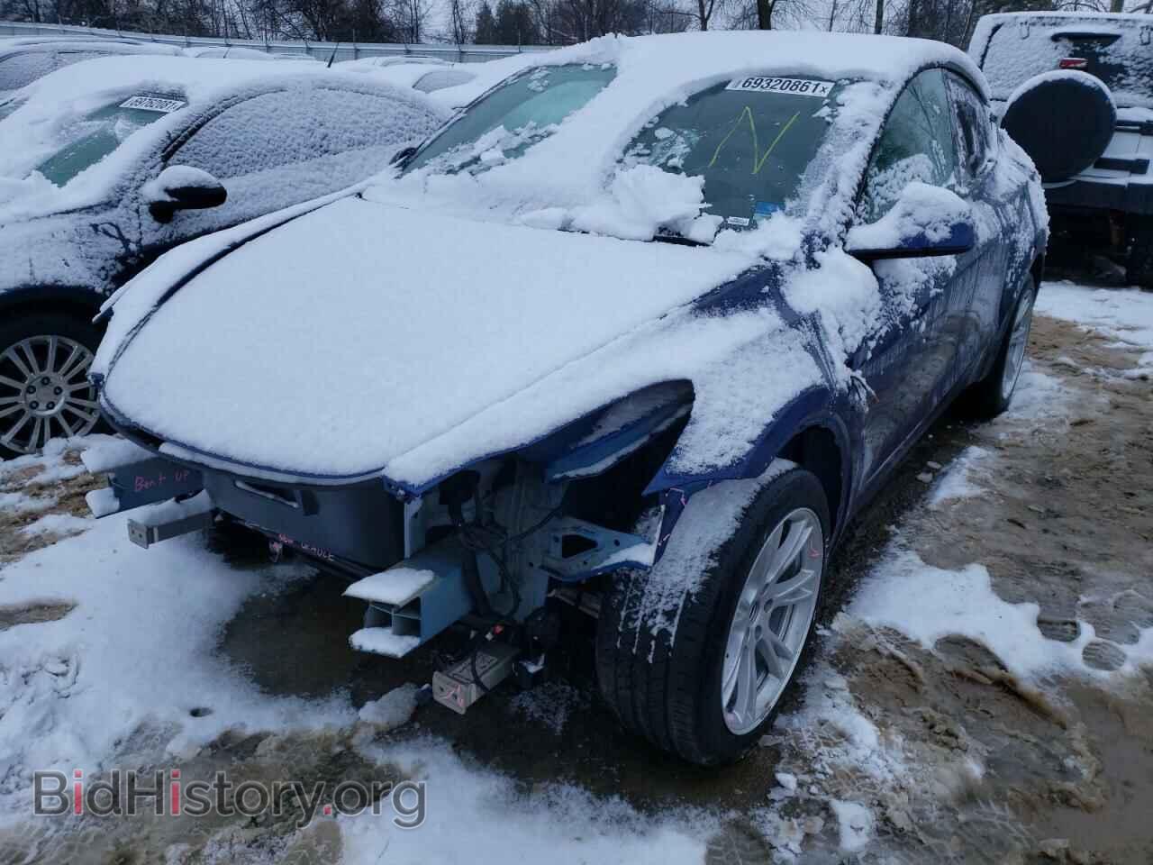 2020 TESLA MODEL Y - VIN: 5YJYGDEE4LF015391 - Фото 2