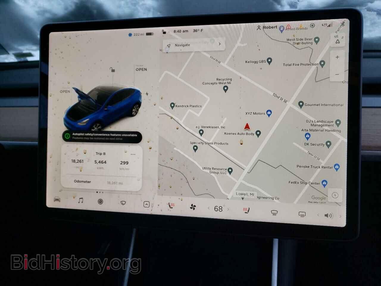2020 TESLA MODEL Y - VIN: 5YJYGDEE4LF015391 - Фото 9