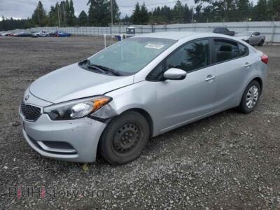 2016 Kia FORTE LX, silver — VIN KNAFK4A66G5503282, Copart