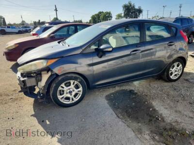 2015 Ford FIESTA SE, gray — VIN 3FADP4EJ3FM159029, Copart
