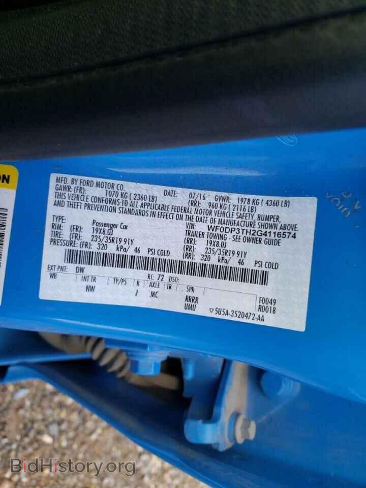 2016 FORD FOCUS - VIN: WF0DP3TH2G4116574 - Photo 10