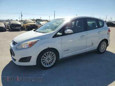 2015 Ford CMAX SE, белый — VIN 1FADP5AU1FL125114, Copart
