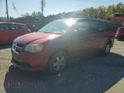 2011 Dodge CARAVAN Grand Cara, красный — VIN 2D4RN3DG4BR635428, Copart