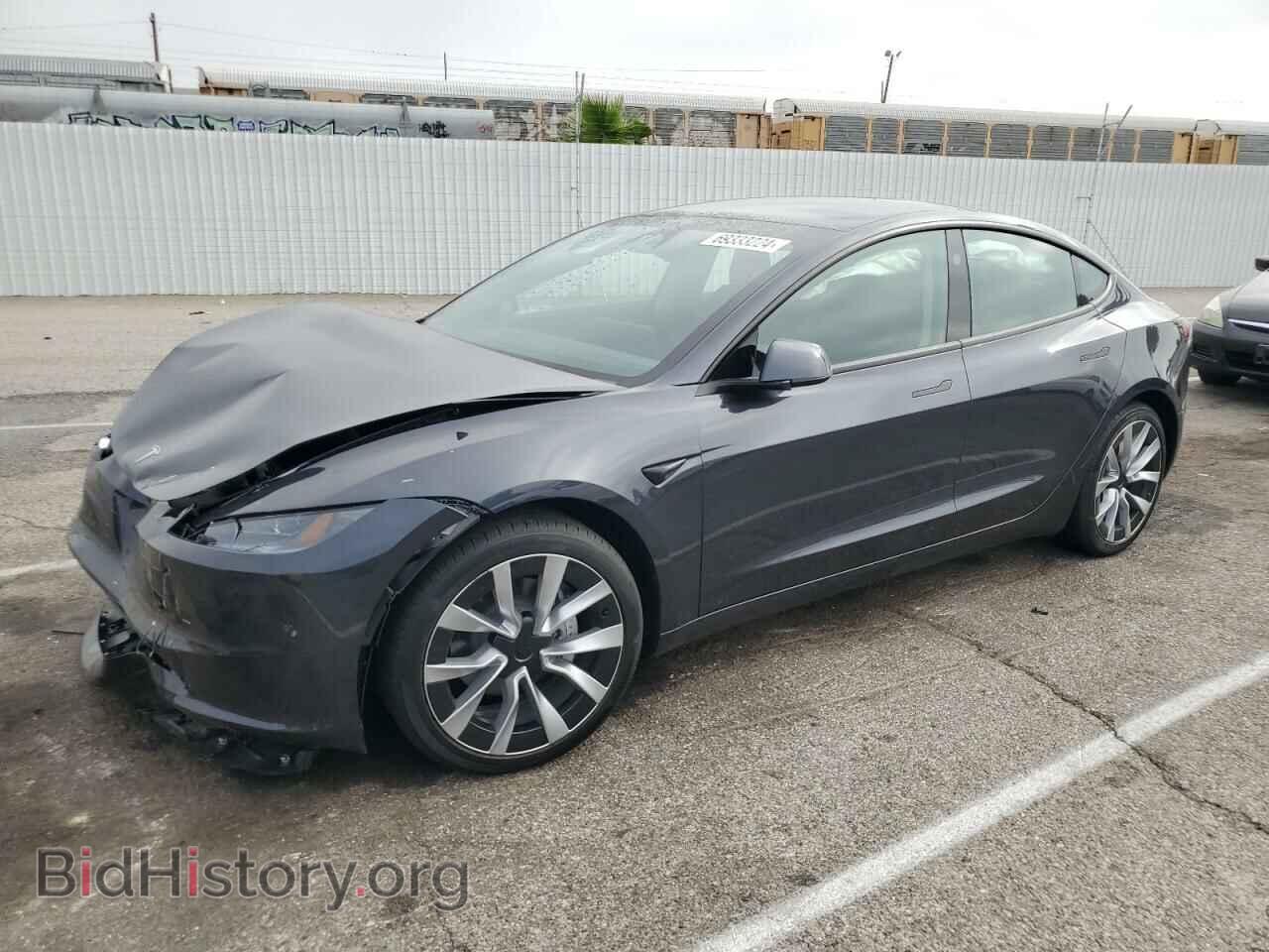Photo 5YJ3E1EA6RF742472 - TESLA MODEL 3 2024