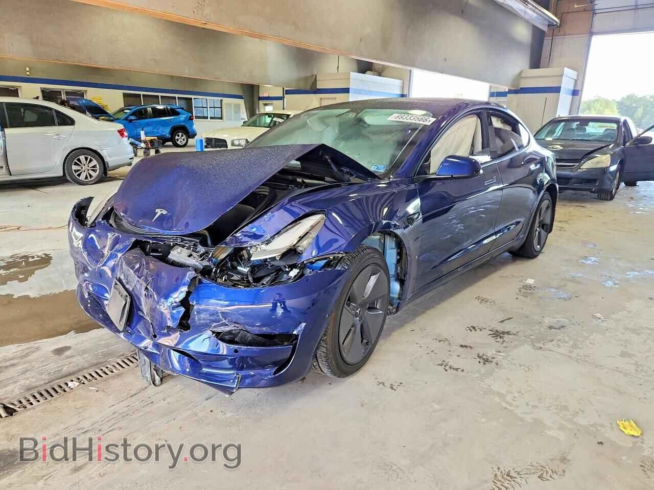 Photo 5YJ3E1EB1NF274721 - TESLA MODEL 3 2022