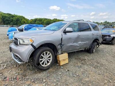 2014 Dodge DURANGO SXT, silver — VIN 1C4RDJAG9EC973302, Copart